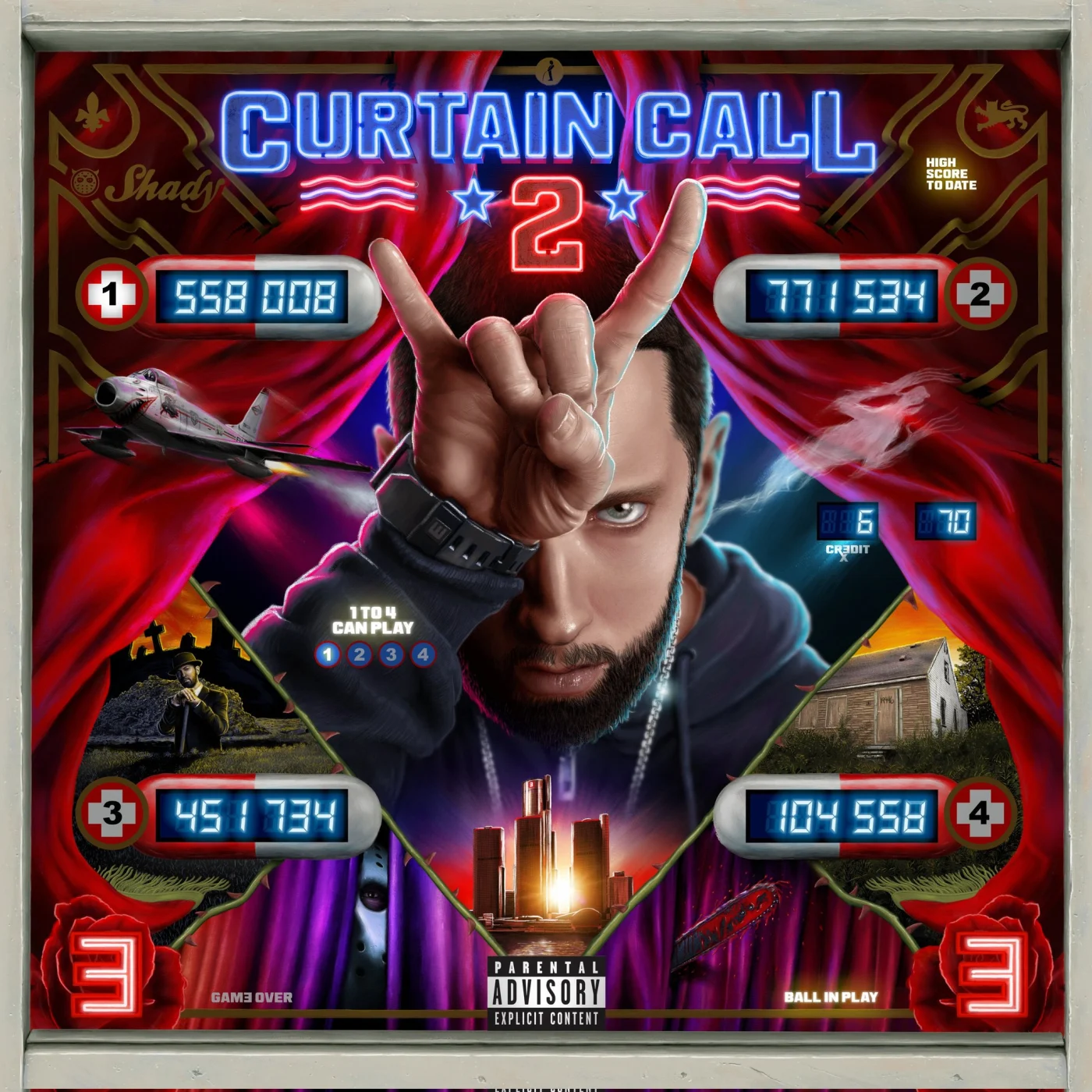 Is Eminem retiring? Curtain Call 2 cover art
